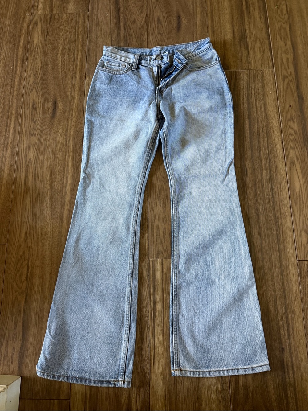 Brandy Melville Light Blue Flare Jeans